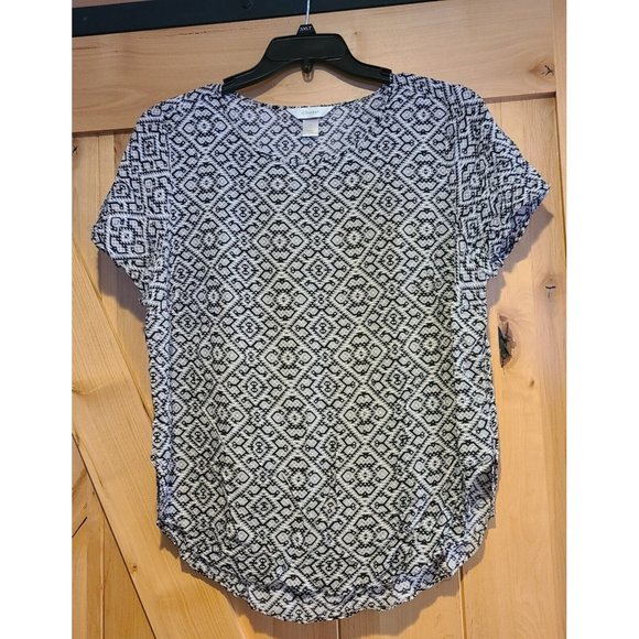 CJ Banks Tops Cj Banks Womens Size X Black White Southwestern